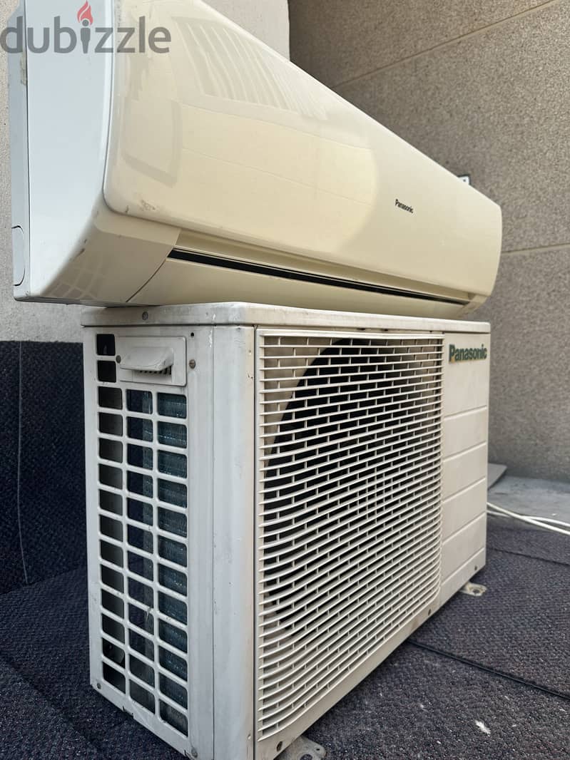 Panasonic R22 Split Unit A/C + Condenser With Remote 4