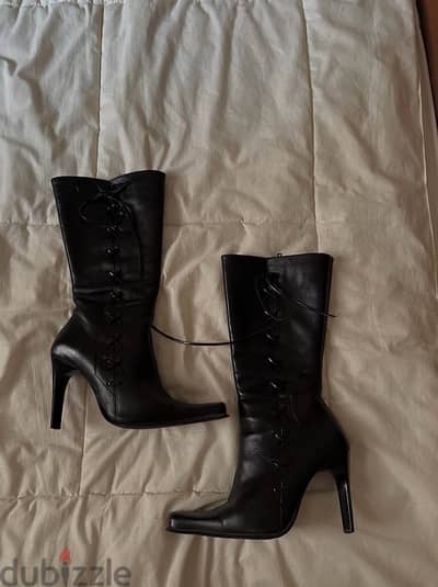 vintage leather boots