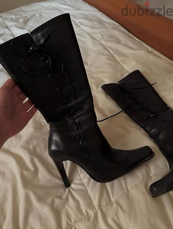 vintage leather boots 2