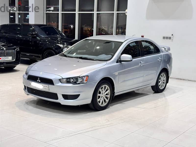 Mitsubishi Lancer 2014 silver 1