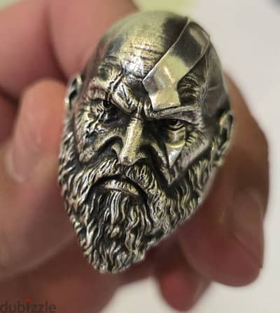 God of War Silver Ring