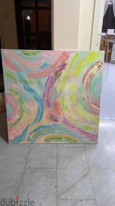 Hand Painted Abstract Canvases