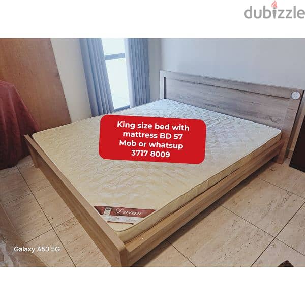 wooden single bed and other household items for sale with delivery 1