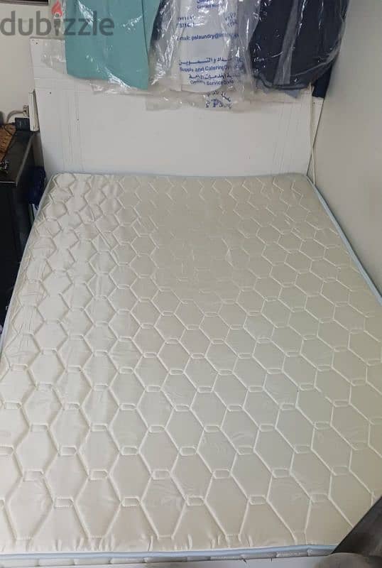 Mattress with Wooden Bed Available 1