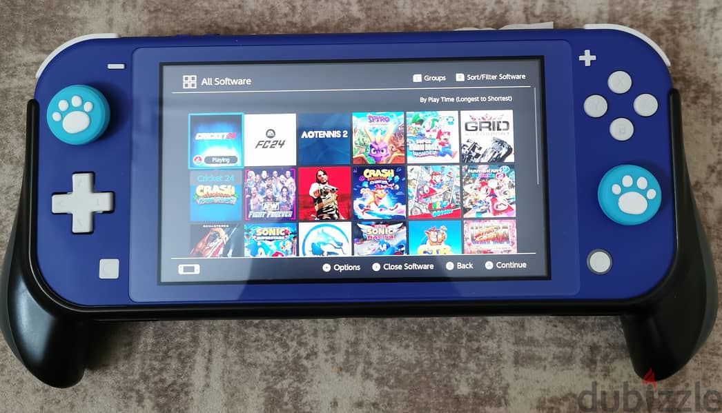 Nintendo switch lite with games 1