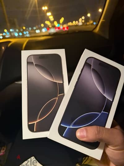 iPhone 16 Pro 256 GB new Desert Titanium and black