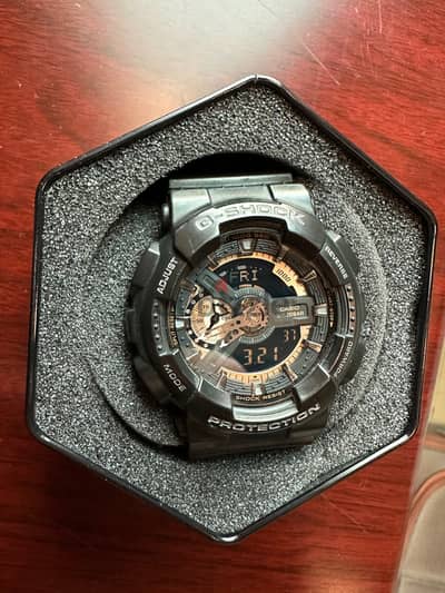 Casio G-SHOCK GA-100 (5146) – Black & Gold – Very Good Condition