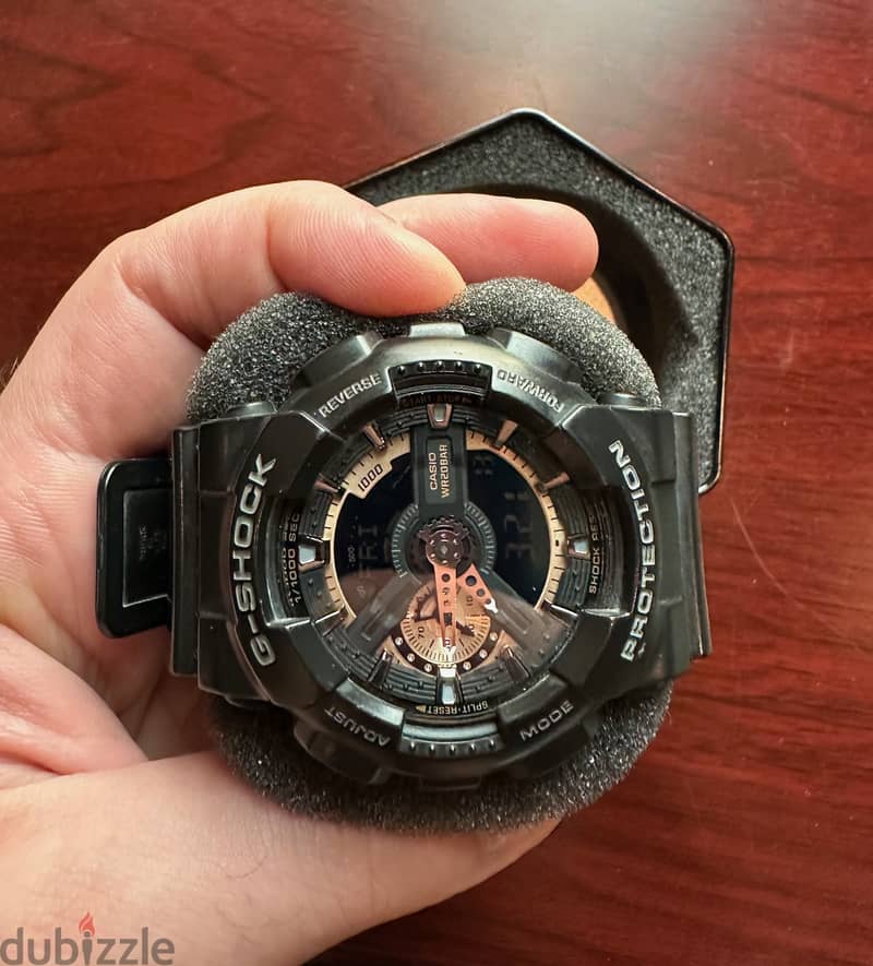 Casio G-SHOCK GA-100 (5146) – Black & Gold – Very Good Condition 9