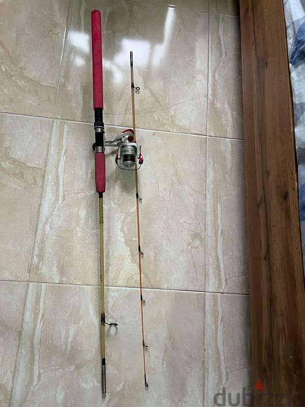 Fishing rod with reel 1