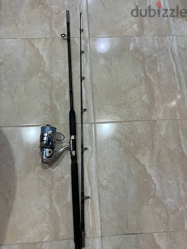 Fishing rod with reel 3