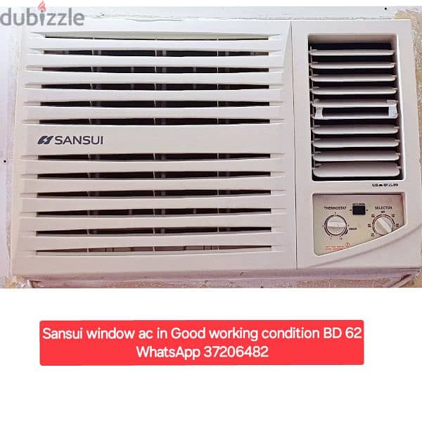 Samsung 1.5 ton split ac and other acs for sale with fixing 10