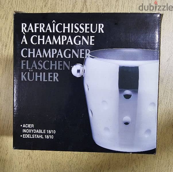 Champagne bucket cooler 1