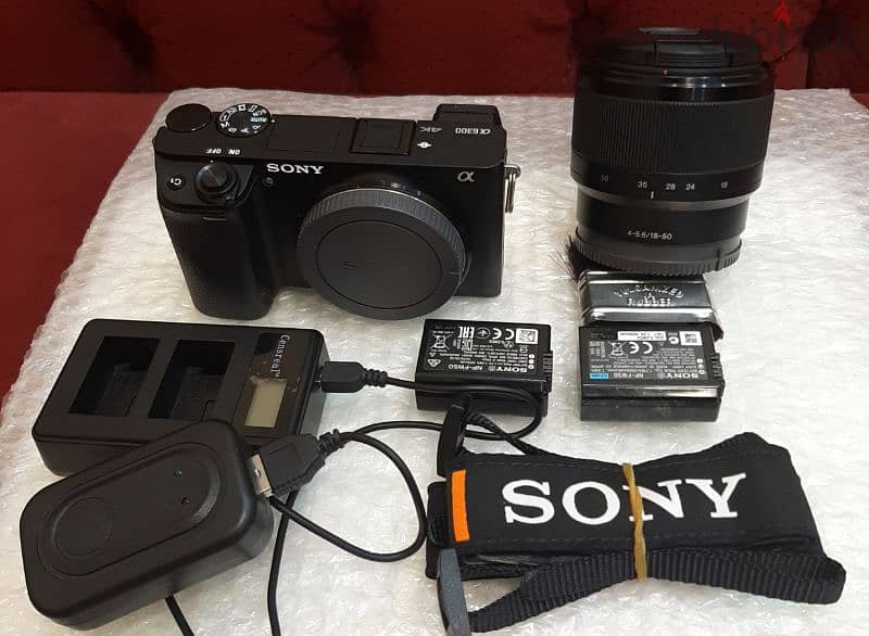 SONY CAMERA A6300 WITH ORIGINAL SONY LENS 18-50MM FOR SALE 1