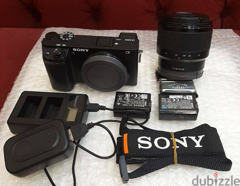 SONY CAMERA A6300 WITH ORIGINAL SONY LENS 18-50MM FOR SALE 2