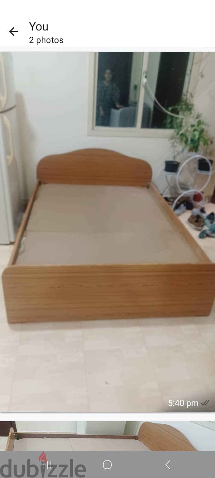 Wooden bed Queen Size without matters 2