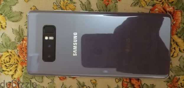 Samsung Galaxy Note 8 with free transparent phone case