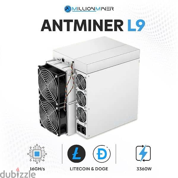 NEW Bitmain Asic Miner - L9 Available 0