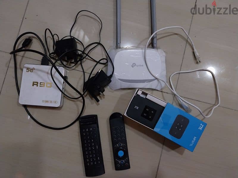 Internet Routers, TV Receiver, TV Remotes 5