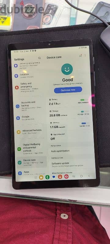 Samsung Tablet A7 lite 32/3 gb 1