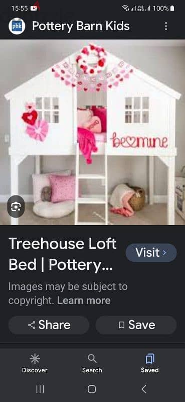 Potter Barn treehouse bed