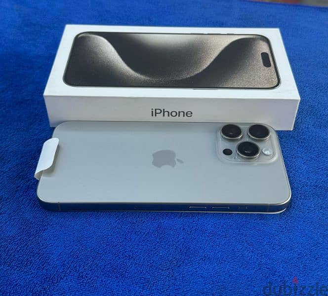 iPhone 15 pro max natural titanium 512 gb very good 0