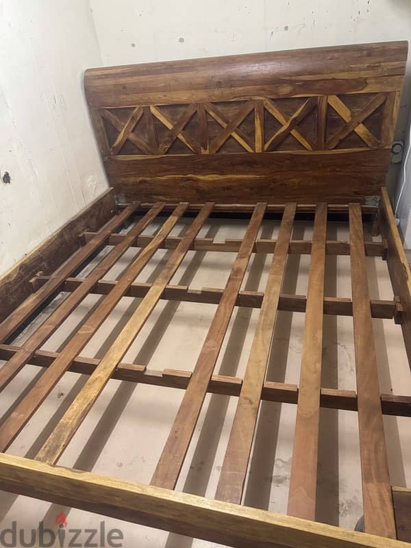 King Size Bed  Cot with Matress for sal e 5