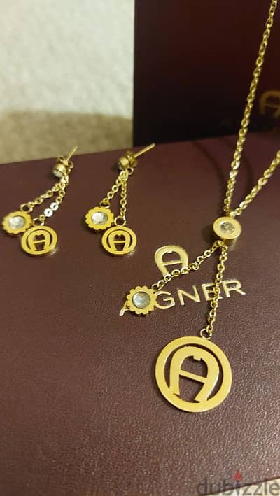 Aigner Necklace and Earrings