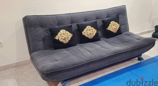 Sofa bed without cushions