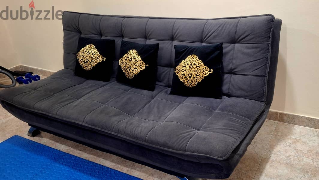 Sofa bed without cushions 1