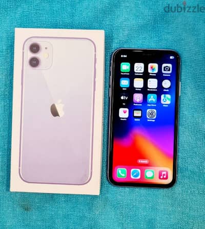 IPHONE 11 64GB PURPLE COLOUR WITH BOX