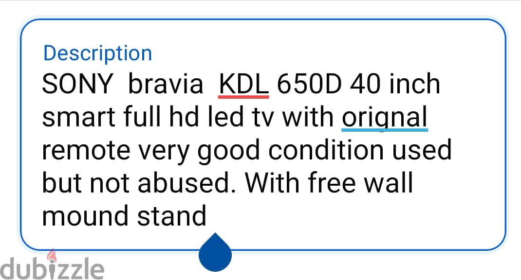 Sony Bravia 40 inch smart 10