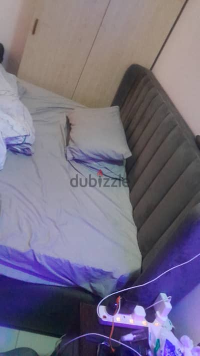 King size bed set with foam for sale