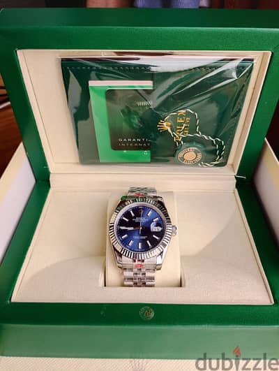 Rolex Datejust 41mm Blue Dial Fluted Bezel Jubilee Bracelet