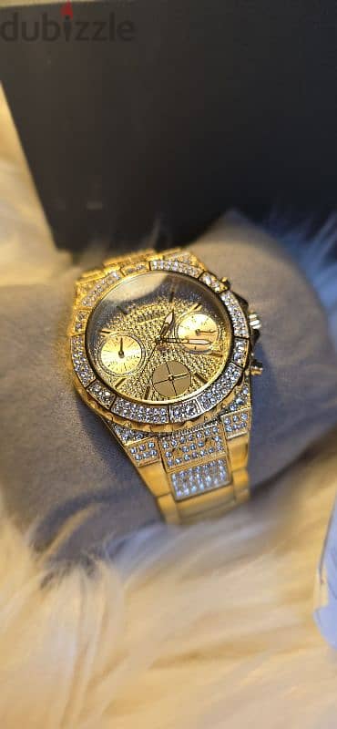 Guess Plated Gold watch