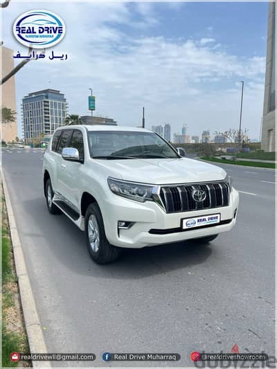 TOYOTA PRADO 4WD-2018- 2.7L V4 - White . ACCIDENT FREE CAR FOR SALE