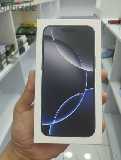 16 Pro Max iPhone Black new 256 GB