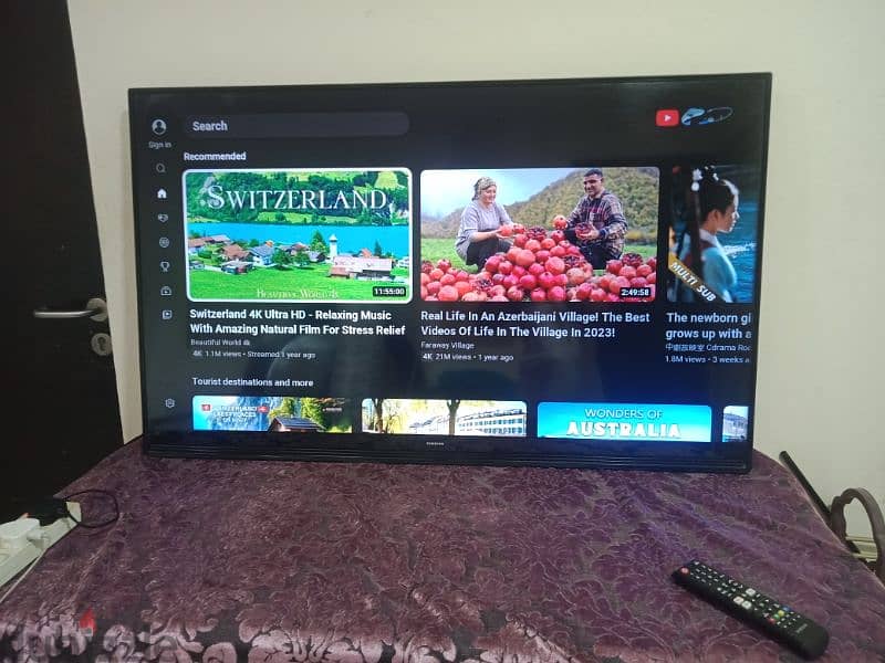 SAMSUNG  50 INCH 4K SMART  LED TV 4