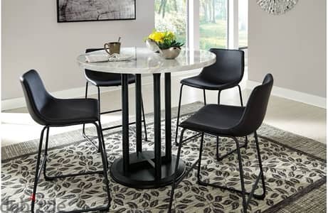 Counter height table with chairs