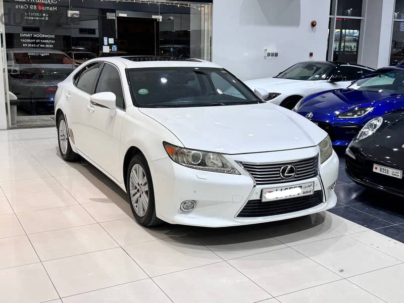 Lexus ES 350 2013 White 0