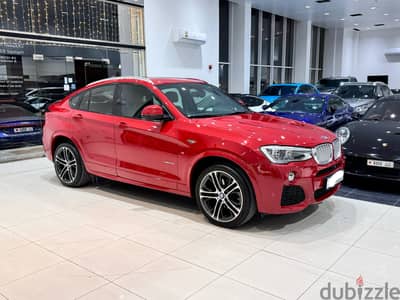 BMW X4 2015 Red