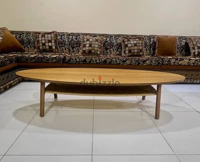 urgent sale ! strong and stylish wooden center table