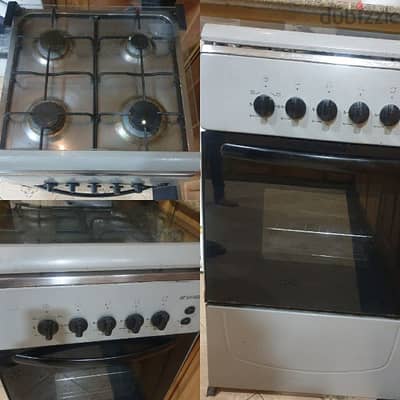 4 Burner Gas Cooker With Oven For Sale