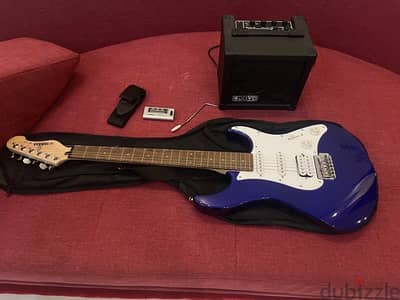 Yamaha Electric Guitar with Amp