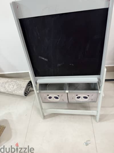 Montessori Easel (double sided whiteboard and chalkboard)