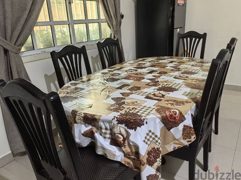 Dining table with 6 chairs 1