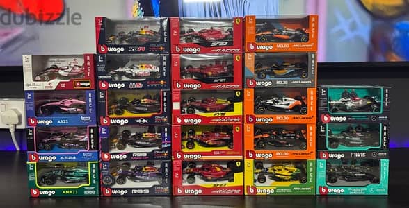 Authentic F1 Model Car collection