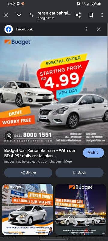 looking to rent a car daily/hourly