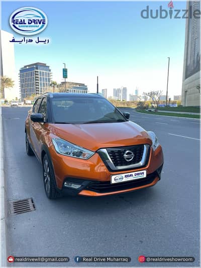 NISSAN KICKS Full Option-2019 - 1.6L  V4 Orange & Black . . . FOR SALE