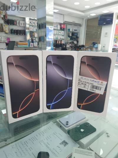 iPhone 16 Pro Max desert and black 256 GB new