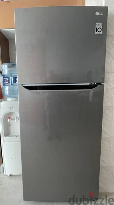 LG Top Mount Fridge, 393L, Dark Graphite Model